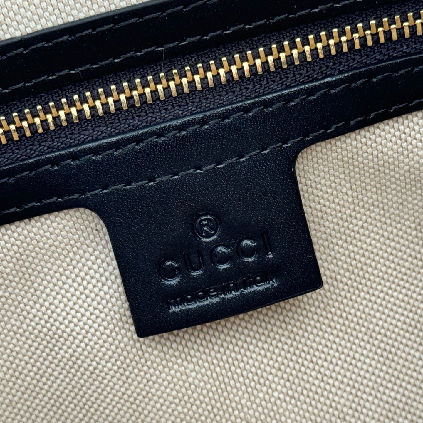 GG Jackie 1961 Small Shoulder Bag Black White Calfskin 280971
