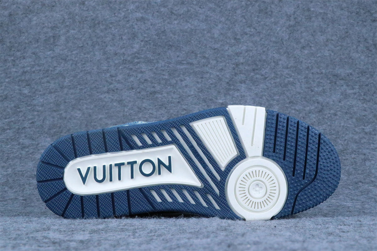 LV Trainer Monogram Denim 'White Blue' (B-Grade Version)