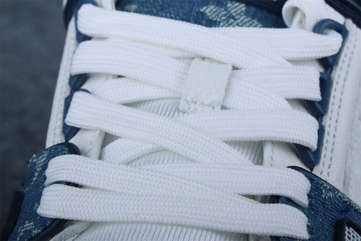 LV Trainer Monogram Denim 'White Blue' (B-Grade Version)
