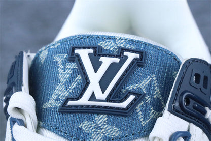 LV Trainer Monogram Denim 'White Blue' (B-Grade Version)
