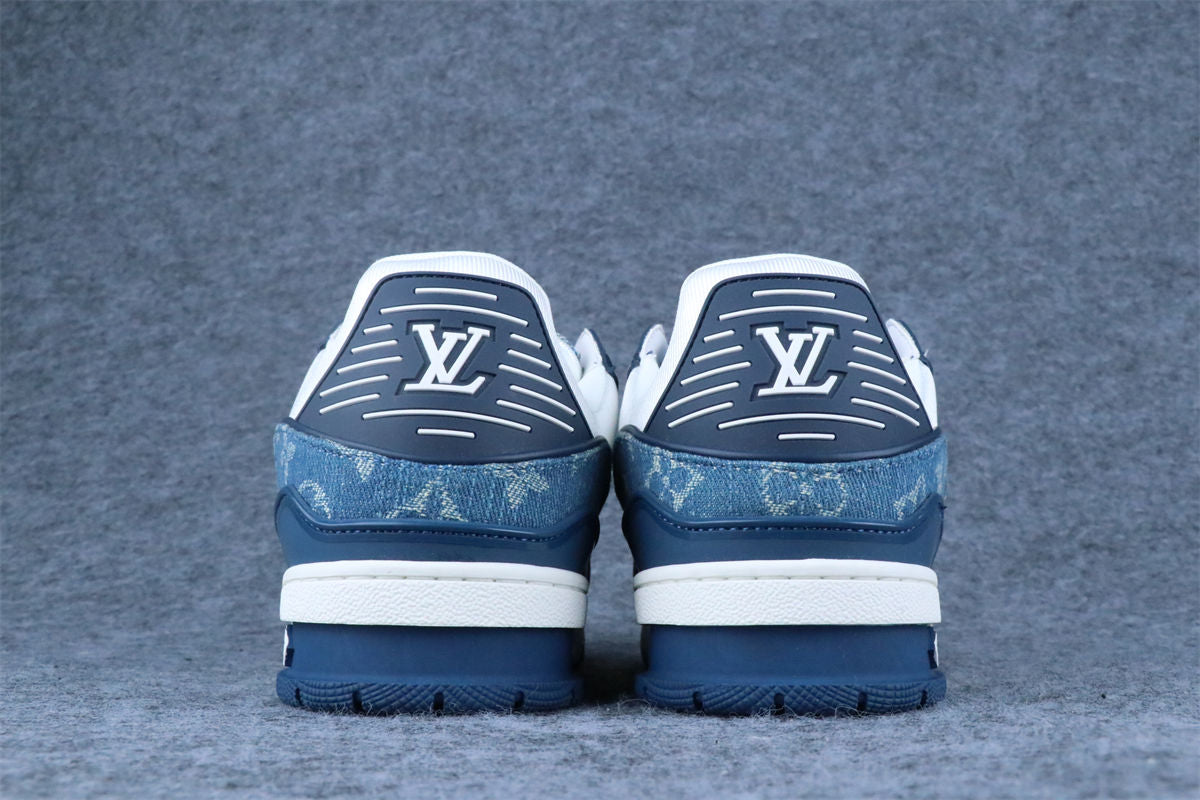 LV Trainer Monogram Denim 'White Blue' (B-Grade Version)