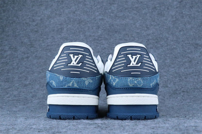 LV Trainer Monogram Denim 'White Blue' (B-Grade Version)