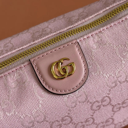 Gucci 2026 Vanity GG-Canvas Mini Top Handle Bag Pink Canvas Leather 280779