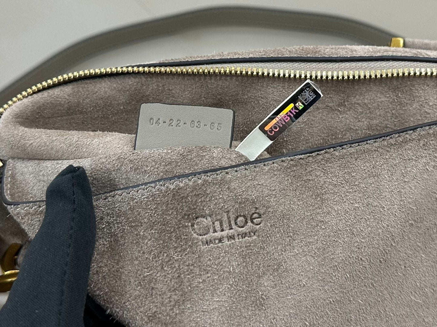 Chloe Small Marcie Bag Grey Suede 281267
