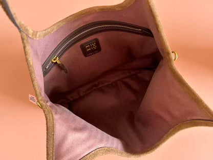 Miu IVY Hobo Bag Brown Suede