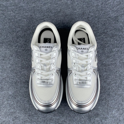 Chanel CC Logo Sneaker 'Grey Silver' (B-Grade)