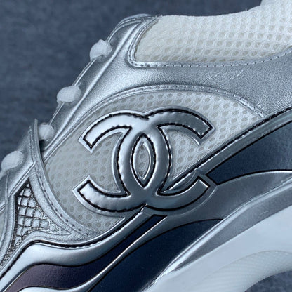 Chanel CC Logo Sneaker 'Grey Silver' (B-Grade)