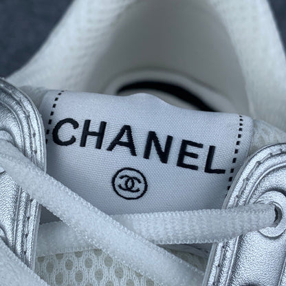 Chanel CC Logo Sneaker 'Grey Silver' (B-Grade)