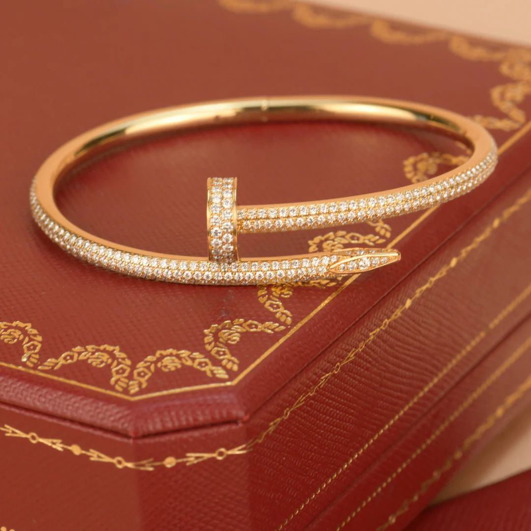 Juste un Clou Pavé Diamond Yellow Bracelet