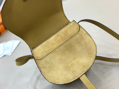 Chloe Small Marcie Saddle Bag Khahi Suede 281219