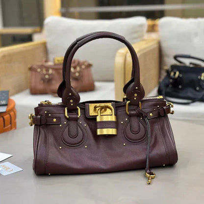 Chloe 2026 Paddington Bag Grenat Leather