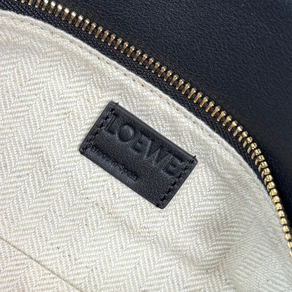 Small Puzzle Bag Black Calfskin Suede