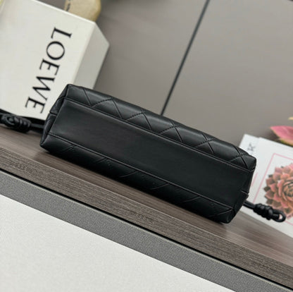 Loewe Flamenco Lucky Bag Clutch Black Lambskin
