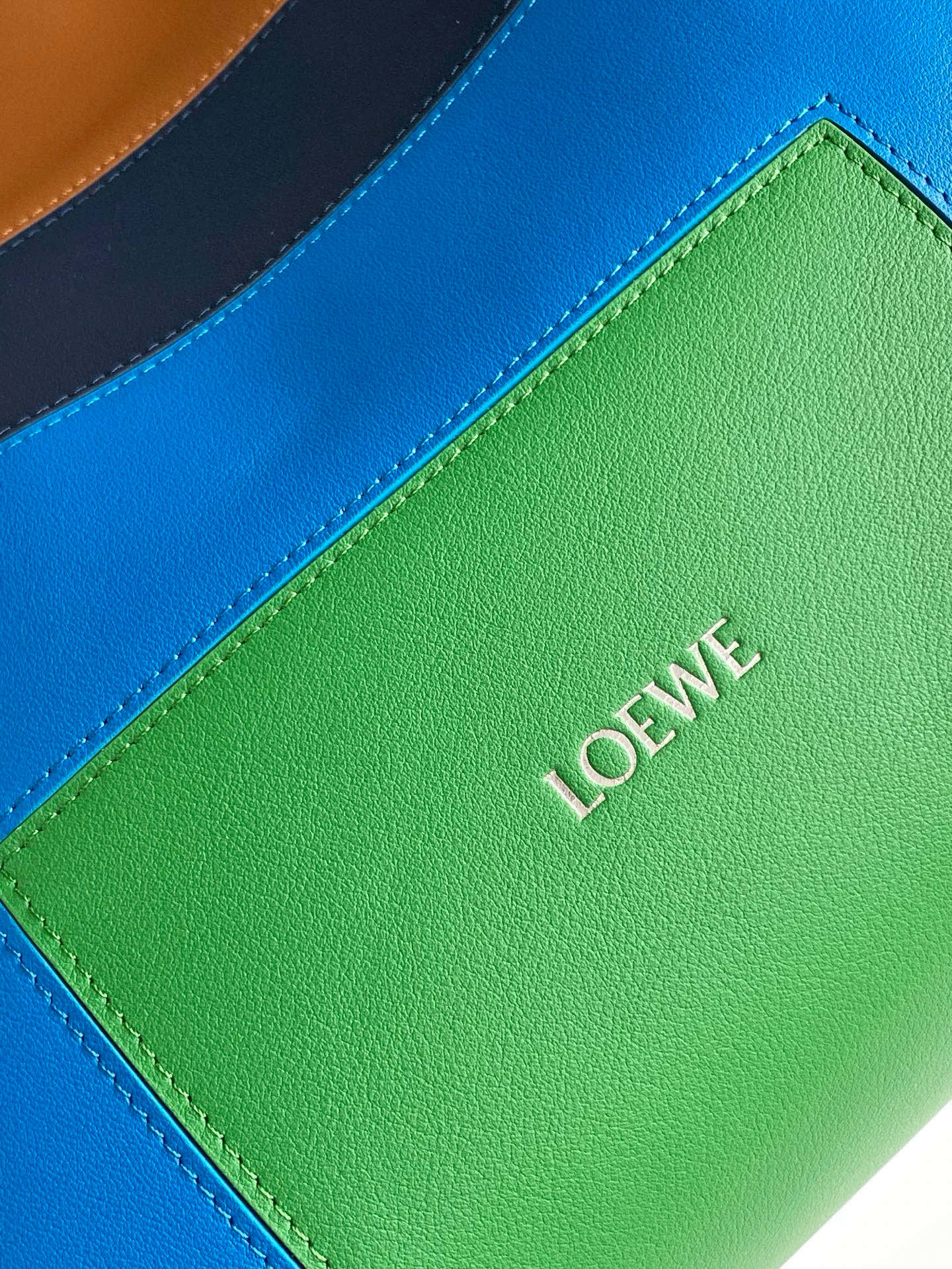 Loewe Medium  Flamenco Clutch Multicolor Nappa Calfskin