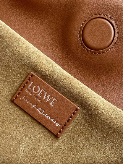 Loewe Medium  Flamenco Clutch Multicolor Nappa Calfskin