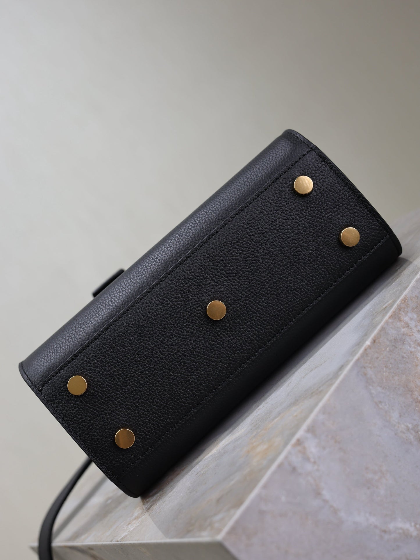 YSL Sac De Jour Nano 22cm Black Grain Cowhide GHW