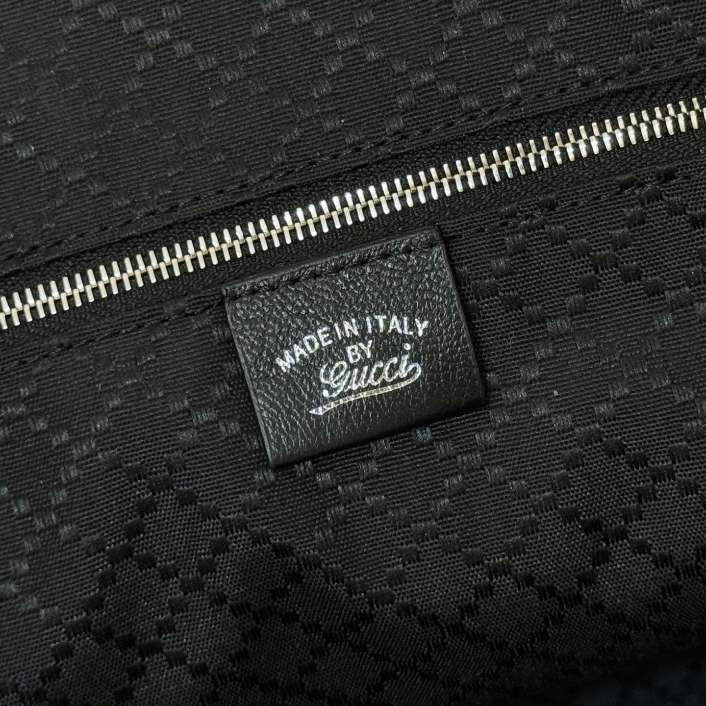 GG Jackie Large Tote Bag Black Lambskin