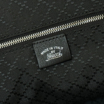 GG Jackie Large Tote Bag Black Lambskin