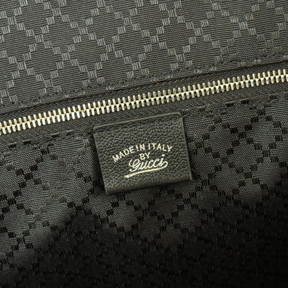GG Jackie Large Tote Bag Black Canvas