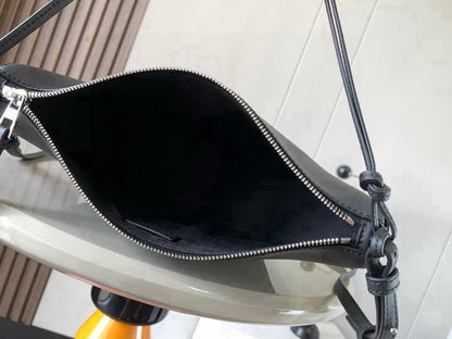 Loewe Mini Hammock Hobo Bag Black Calfskin