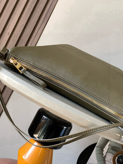Loewe Mini Hammock Hobo Bag Taupe Calfskin