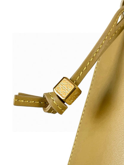 Loewe Mini Hammock Hobo Bag Golden-Brown Calfskin