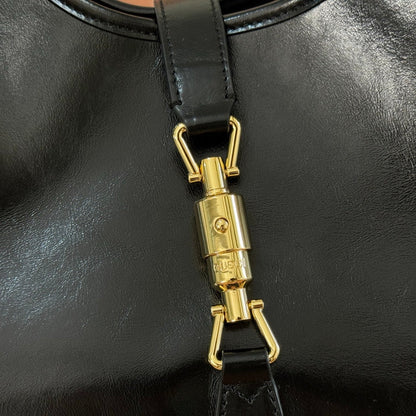 GG Mercato Large Tote Bag Black Lambskin
