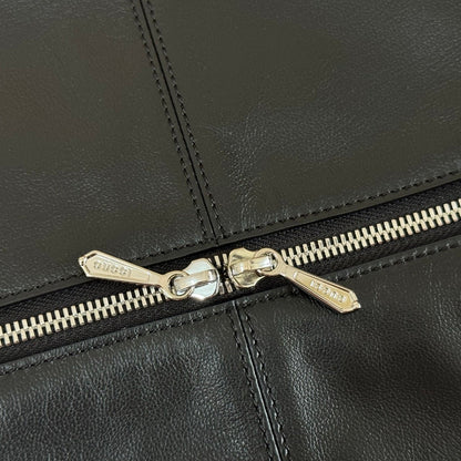 GG Brera Large Crossbody Bag Black Lambskin