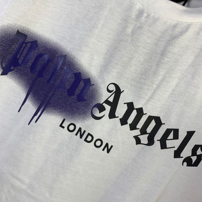 Palm Angels LONDON SPRAYED LOGO T-SHIRT 'WHITE'