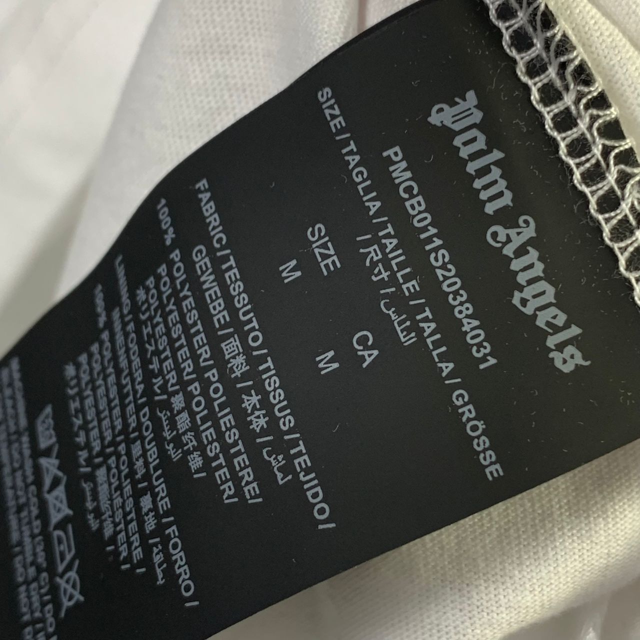 Palm Angels LONDON SPRAYED LOGO T-SHIRT 'WHITE'