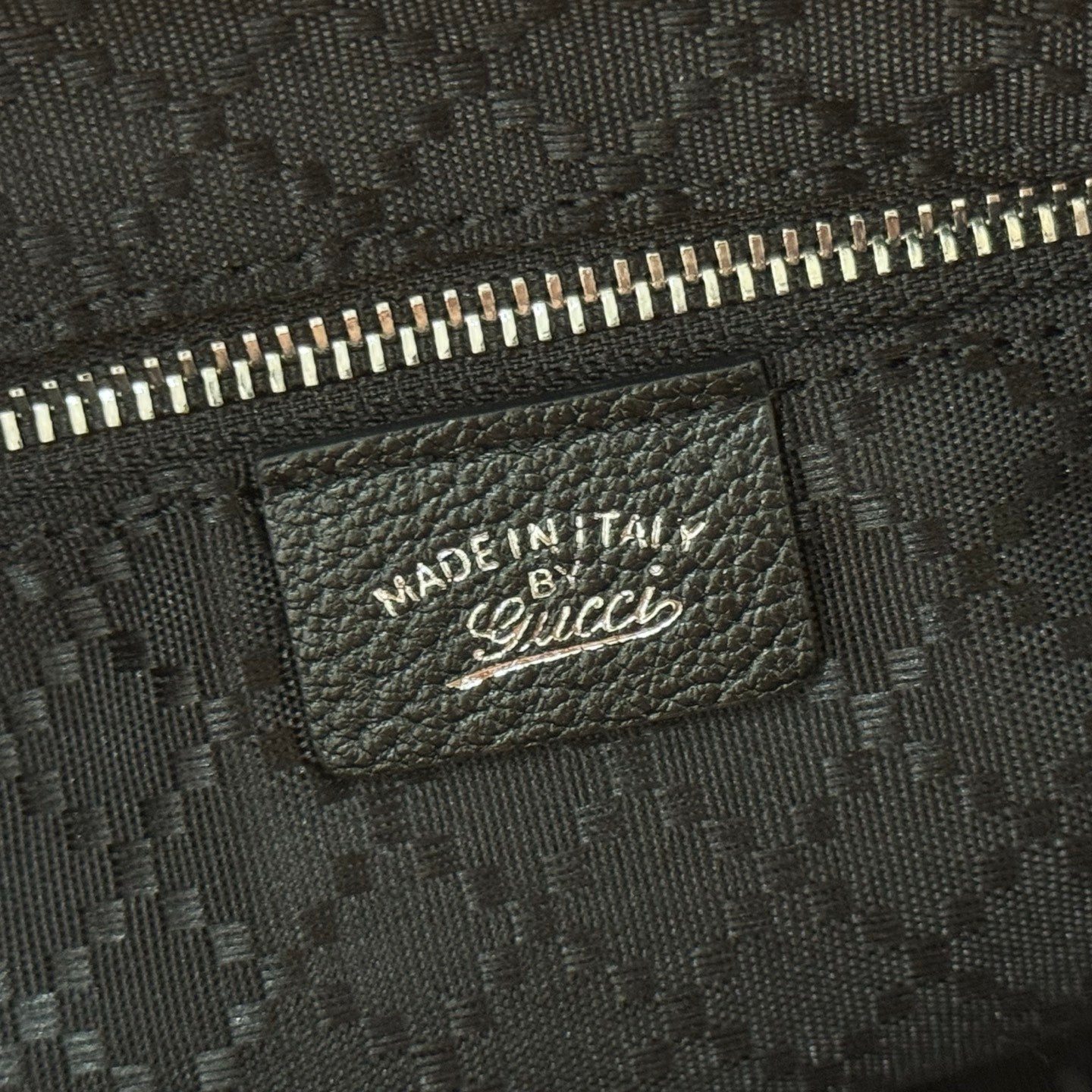 GG Brera Small Crossbody Bag Black Canvas