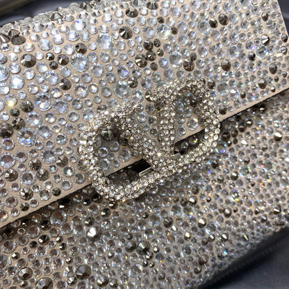 MINI VSLING HANDBAG WITH SPARKLING EMBROIDERY