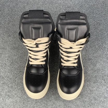 Rick Owens Wmns Strobe Geobasket High 'Black Milk'