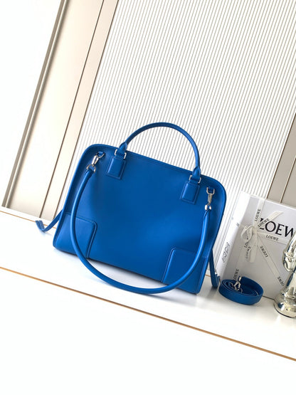 Loewe 2026 Amazona 180 Bag 24cm Blue Soft Calfskin