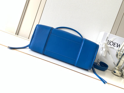 Loewe 2026 Amazona 180 Bag 24cm Blue Soft Calfskin