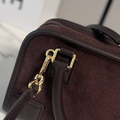 Loewe 2026 Amazona 180 Bag 20cm Brown Soft Calfskin 289375