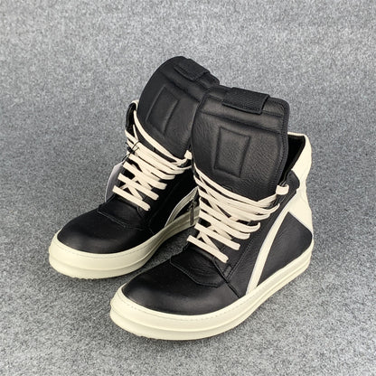 Rick Owens Wmns Strobe Geobasket High 'Black Milk'