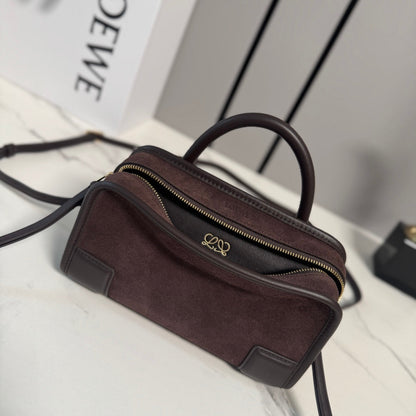 Loewe 2026 Amazona 180 Bag 20cm Brown Soft Calfskin 289375