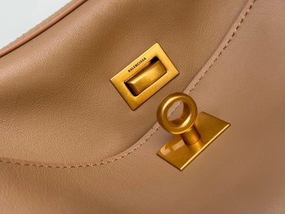 Balenciaga Small Bag 29 Rich Brown Calfskin Gold Hardware