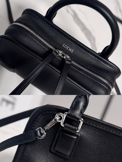 Loewe 2026 Amazona 180 Bag 20cm Black Soft Calfskin 289377