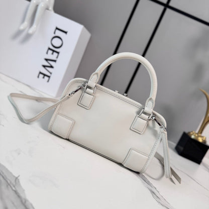 Loewe 2026 Amazona 180 Bag 20cm White Soft Calfskin 289380