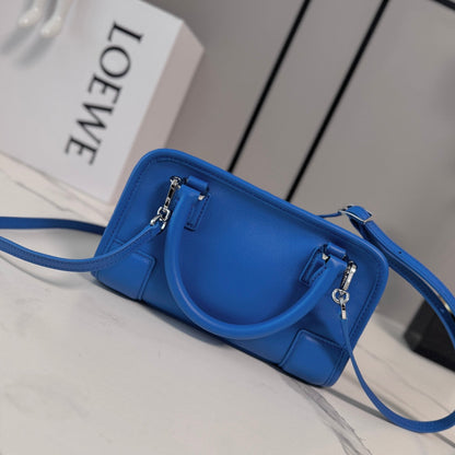Loewe 2026 Amazona 180 Bag 20cm Blue Soft Calfskin 289399