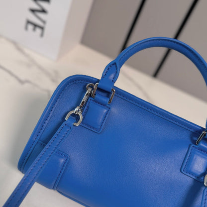 Loewe 2026 Amazona 180 Bag 20cm Blue Soft Calfskin 289399