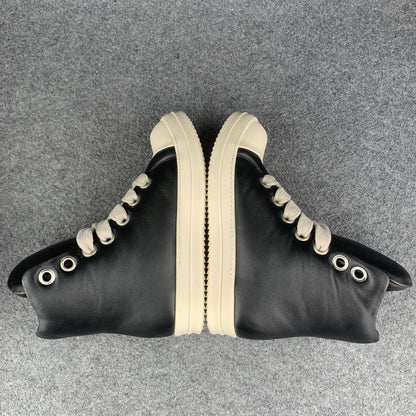 Rick Owens Luxor Jumbo Lace Padded Sneaker 'Black Milk