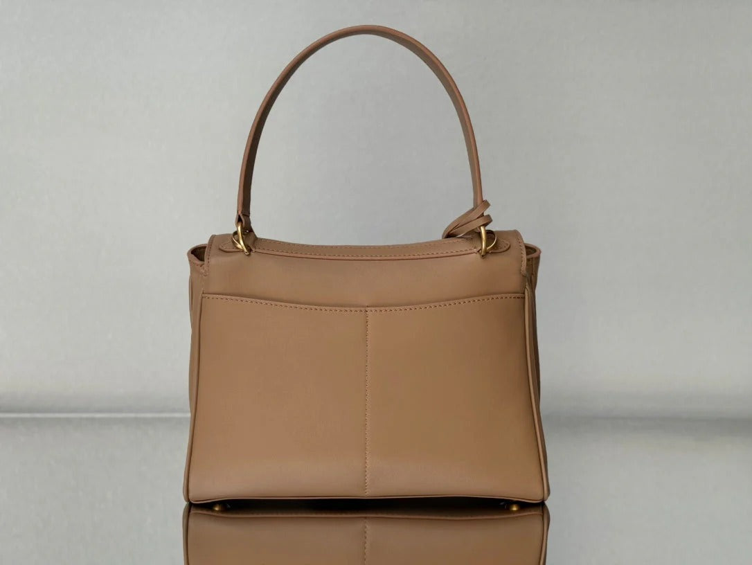 Balenciaga Small Bag 29 Rich Brown Calfskin Gold Hardware