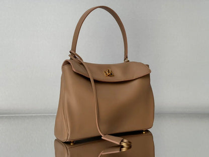 Balenciaga Small Bag 29 Rich Brown Calfskin Gold Hardware