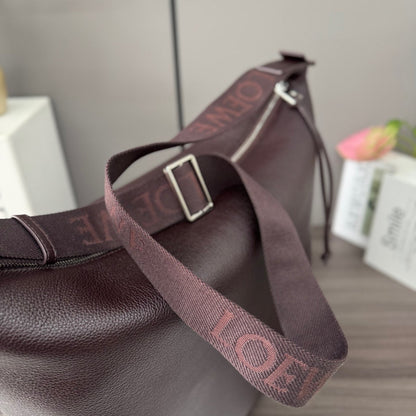 Loewe Cubi Crossbody Bag Chocolate Smooth Calfskin