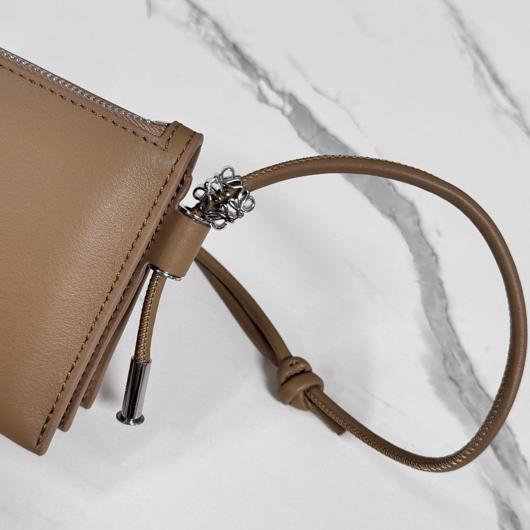 Loewe Joya Pouch Brown Calfskin 289458
