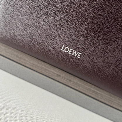 Loewe Cubi Crossbody Bag Chocolate Smooth Calfskin