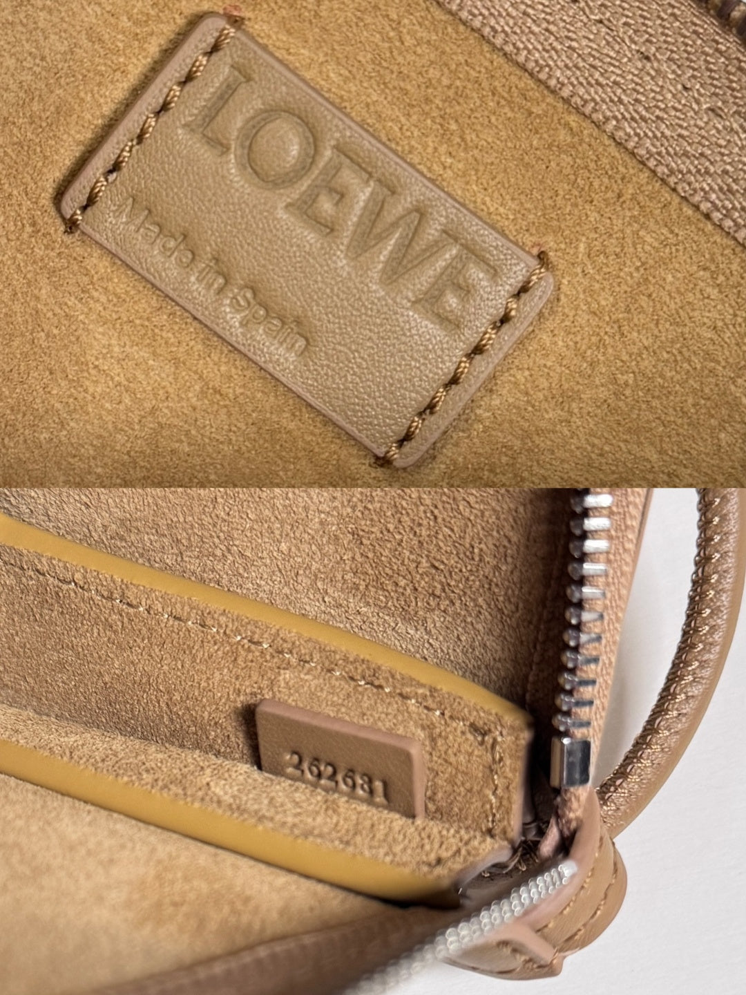 Loewe Joya Pouch Brown Calfskin 289458